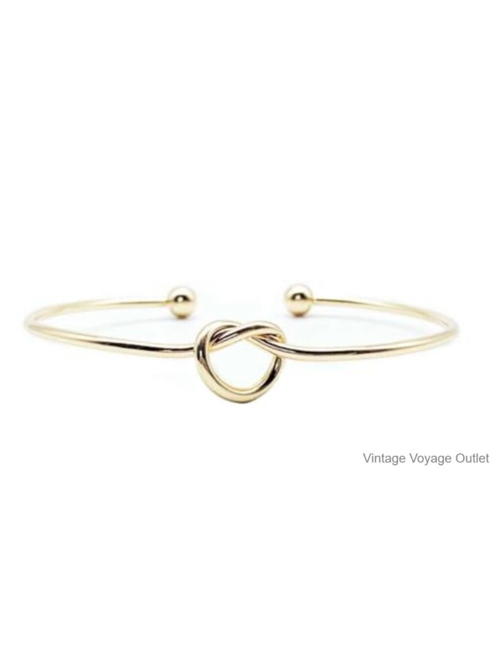 Love Knot Cuff Bracelet Adjustable Bangle Women Jewelry Gift